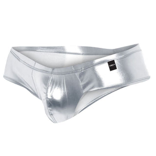 CUT4MEN - CHEEKY SILVER PANTIES L
