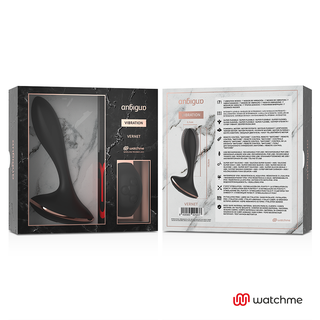 ANBIGUO - WATCHME VIBRATOR REMOTE CONTROL ANAL PLUG VERNET