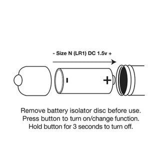 ROCKS-OFF - VIBRATING BALL RO-80MM METAL MIDNIGHT