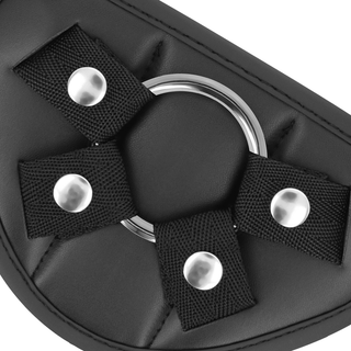 FETISH SUBMISSIVE CYBER STRAP - HARNESS WITH DILDO AND REMOTE CONTROL BULLET TECHNOLOGY WATCHME S