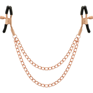 COQUETTE CHIC DESIRE - PINCES METELONS FANTAISIE EN MÉTAL AVEC CHAÎNE