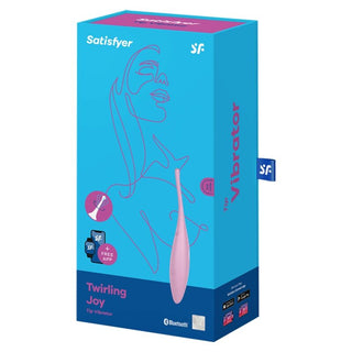 SATISFYER - TWIRLING JOY PINK CLIT TIP VIBRATOR