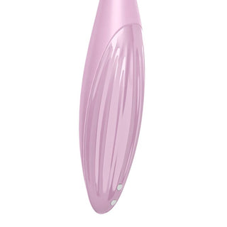 SATISFYER - TWIRLING JOY PINK CLIT TIP VIBRATOR