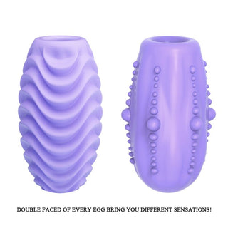 PRETTY LOVE - DOUBLE-SIDED LILAC MASTURBATOR EGG