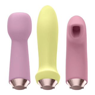 SATISFYER - MARVELOUS FOUR VIBRATOR AND AIR PULSE SET