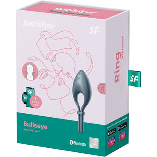 SATISFYER - BULLSEYE RING VIBRATOR APPLICATION GRAY