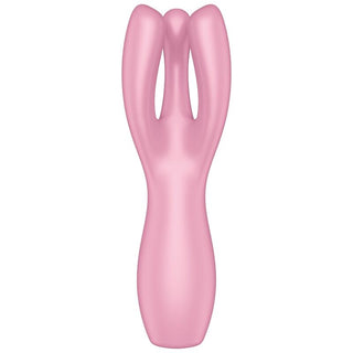 SATISFYER - VIBRATEUR THREESOME 3 ROSE