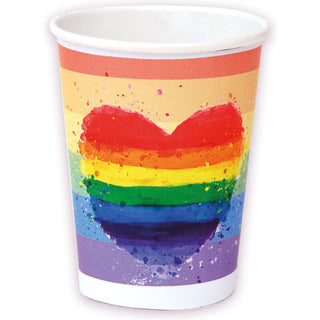 PRIDE - SET OF 8 LGBT FLAG CUPS