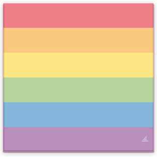 PRIDE - SET OF 20 LGBT FLAG NAPKINS