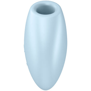 SATISFYER - CUTIE HEART BLUE AIR PULSE STIMULATOR AND VIBRATOR