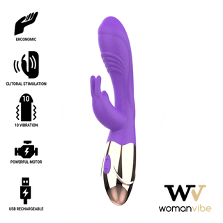 WOMANVIBE - VIORA RECHARGEABLE SILICONE VIBRATOR FOR WOMEN