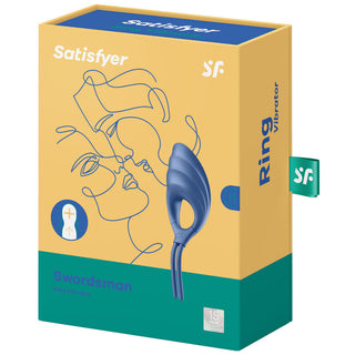 SATISFYER - SWORDSMAN GREEN RING VIBRATOR
