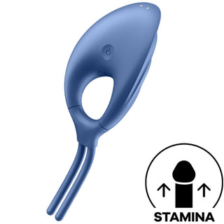 SATISFYER - SWORDSMAN GREEN RING VIBRATOR