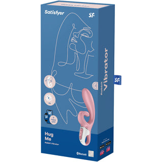 SATISFYER - HUG ME RABBIT PINK VIBRATOR APPLICATION