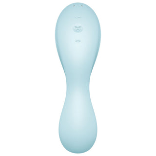 SATISFYER - APPLICATION STIMULATEUR ET VIBRATEUR CURVY TRINITY 5 BLANC