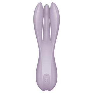 SATISFYER - VIBRATEUR THREESOME 2 NOIR