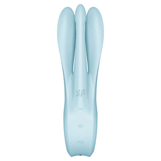 SATISFYER - VIBRATEUR THREESOME 1 BLEU