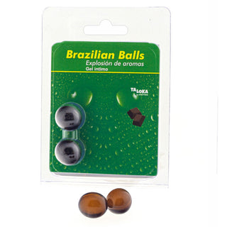 TALOKA - INTIMATE GEL 2 BRAZILIAN CHOCOLATE BALLS