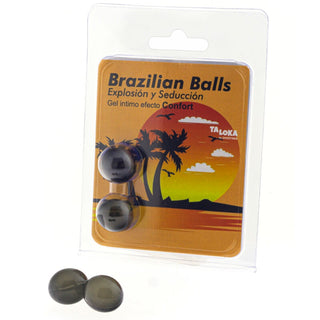 TALOKA - 2 BRAZILIAN BALLS EXCITING GEL COMFORT EFFECT