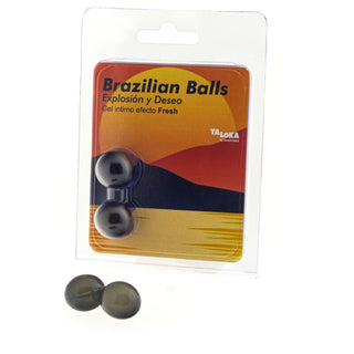 TALOKA - 2 BRAZILIAN BALLS EXCITING GEL COOL EFFECT