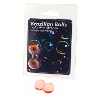 TALOKA - 2 BRAZILIAN BALLS EXCITING GEL VIBRATING EFFECT