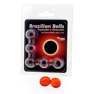 TALOKA - 5 BRAZILIAN BALLS EXCITING GEL HOT &amp; COLD EFFECT