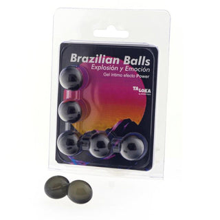 TALOKA - 5 BRAZILIAN BALLS EXCITING GEL POWERFUL EFFECT