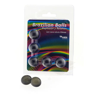 TALOKA - 5 BRAZILIAN BALLS EXCITING GEL CLIMAX EFFECT