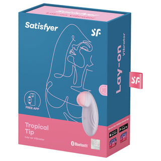 SATISFYER - VIBRATOR POSER TROPICAL TIP BLUE