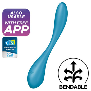 SATISFYER - MULTI G-SPOT VIBRATOR FLEX 5 BLUE