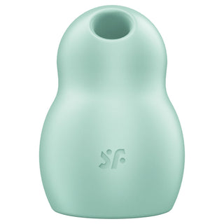 SATISFYER - DOUBLE AIR PULSE PRO TO GO 1 RED STIMULATOR AND VIBRATOR