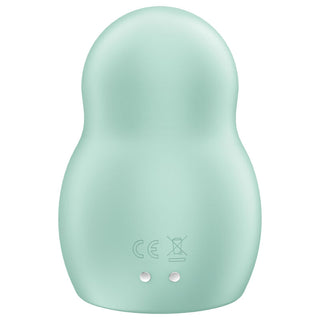 SATISFYER - DOUBLE AIR PULSE PRO TO GO 1 RED STIMULATOR AND VIBRATOR