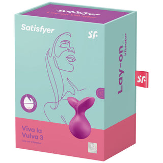 SATISFYER - VIBRATOR POSER VIVA LA VULVA 3 PURPLE