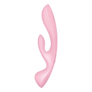 SATISFYER - TRIPLE OH PINK HYBRID VIBRATION