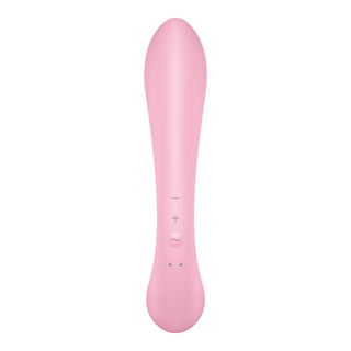 SATISFYER - TRIPLE OH PINK HYBRID VIBRATION