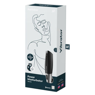 SATISFYER - POWERFUL BLACK MASTURBATOR