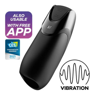 SATISFYER - MAN VIBRATION+ BLACK