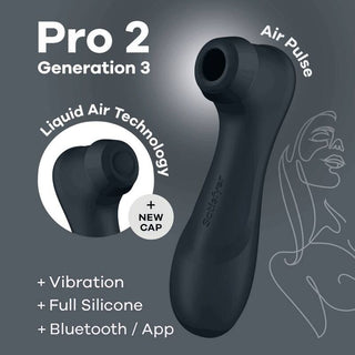 SATISFYER - PRO 2 GENERATION 3 WINE RED BLUETOOTH AND APPLICATION