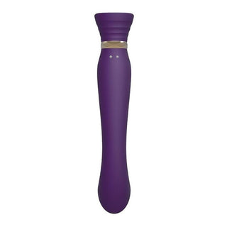 ZALO - QUEEN PULSE WAVE CLIT STIM PURPLE SET