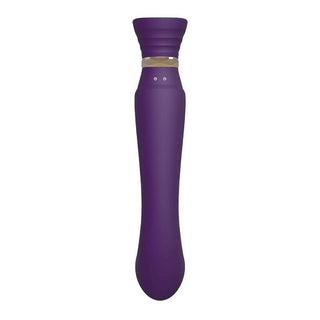 ZALO - QUEEN PULSE WAVE CLIT STIM PURPLE SET