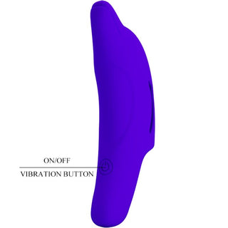 PRETTY LOVE - POWERFUL DARK BLUE DELPHINI FINGER STIMULATOR