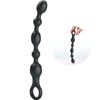 PRETTY LOVE - ANAL BALLS VAN 10 VIBRATIONS RECHARGEABLE SILICONE