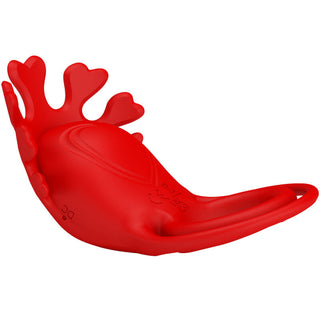 PRETTY LOVE - RUBEN VIBRATOR RING 7 VIBRATIONS RED SILICONE
