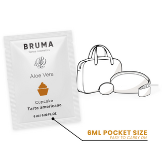 BRUMA - GEL GLISSANT À L''ALOE VERA SAVEUR CUPCAKE 6 ML