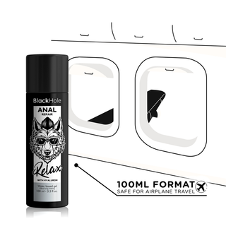 BLACK HOLE - RELAX WATER BASED ANAL REPAIR WITH HYALURON 100 ML