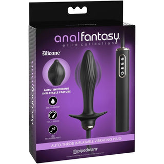 ANAL FANTASY ELITE COLLECTION - INFLATABLE PLUG AND SELF-THROB VIBRATOR