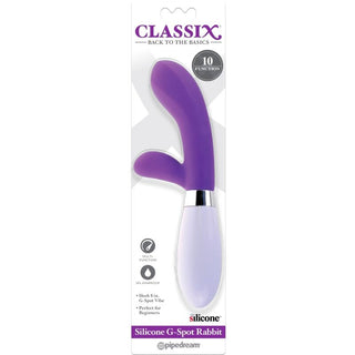 CLASSIX - VIBRATOR RABBIT G-SPOT SILICONE PURPLE