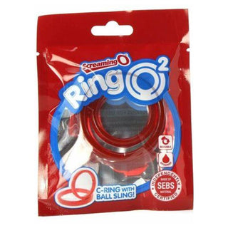 SCREAMING O - ANNEAU PÉNIENO 2 ROUGE