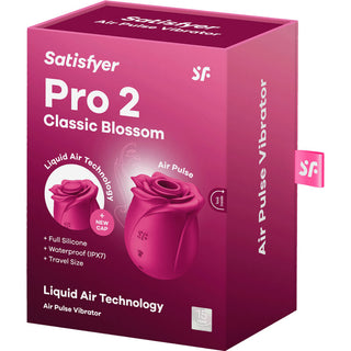 SATISFYER - AIR PULSE CLASSIC FLOWER VIBRATOR PRO 2