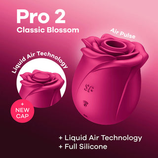 SATISFYER - AIR PULSE CLASSIC FLOWER VIBRATOR PRO 2